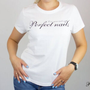 T-krekls "Perfect Nails White" | izm. M