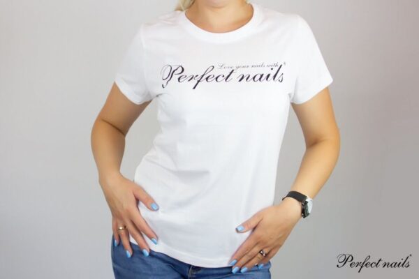 T-krekls "Perfect Nails White" | izm. L