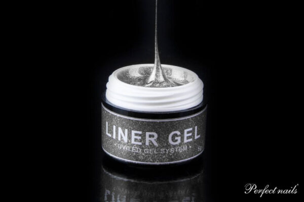 UV/LED nagu dizaina gēls "Liner-Spider Gel Silver" | 5G