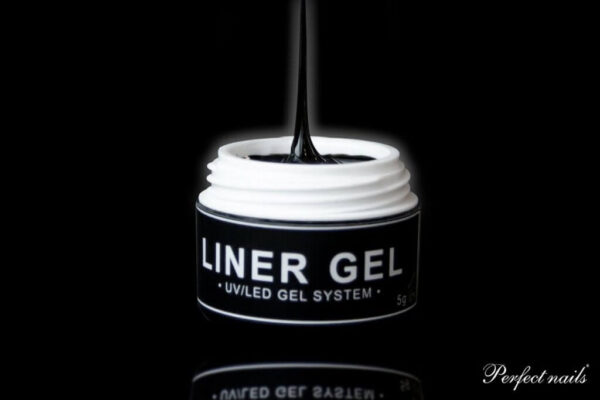 UV/LED nagu dizaina gēls "Liner-Spider Gel Black" | 5G