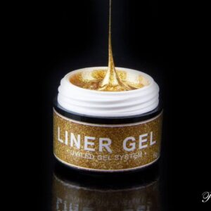 UV/LED nagu dizaina gēls "Liner-Spider Gel Gold" | 5G