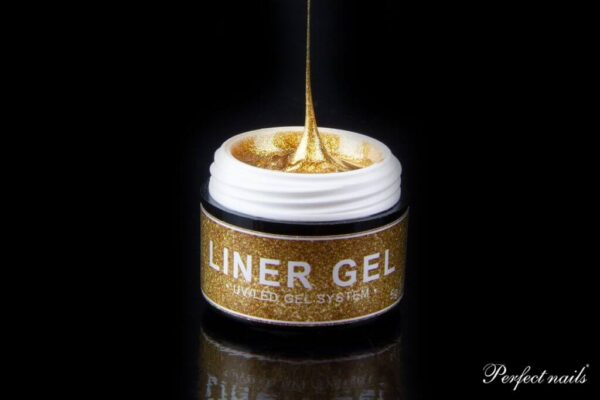 UV/LED nagu dizaina gēls "Liner-Spider Gel Gold" | 5G
